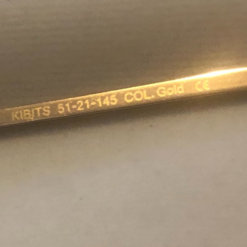 MOSCOT NYC handcrafted metal KIBITS frame in gold - Picture 4 of 5
